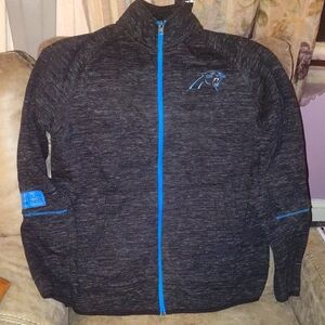 NFL Team Apparel Gray Jacket with Blue Accents